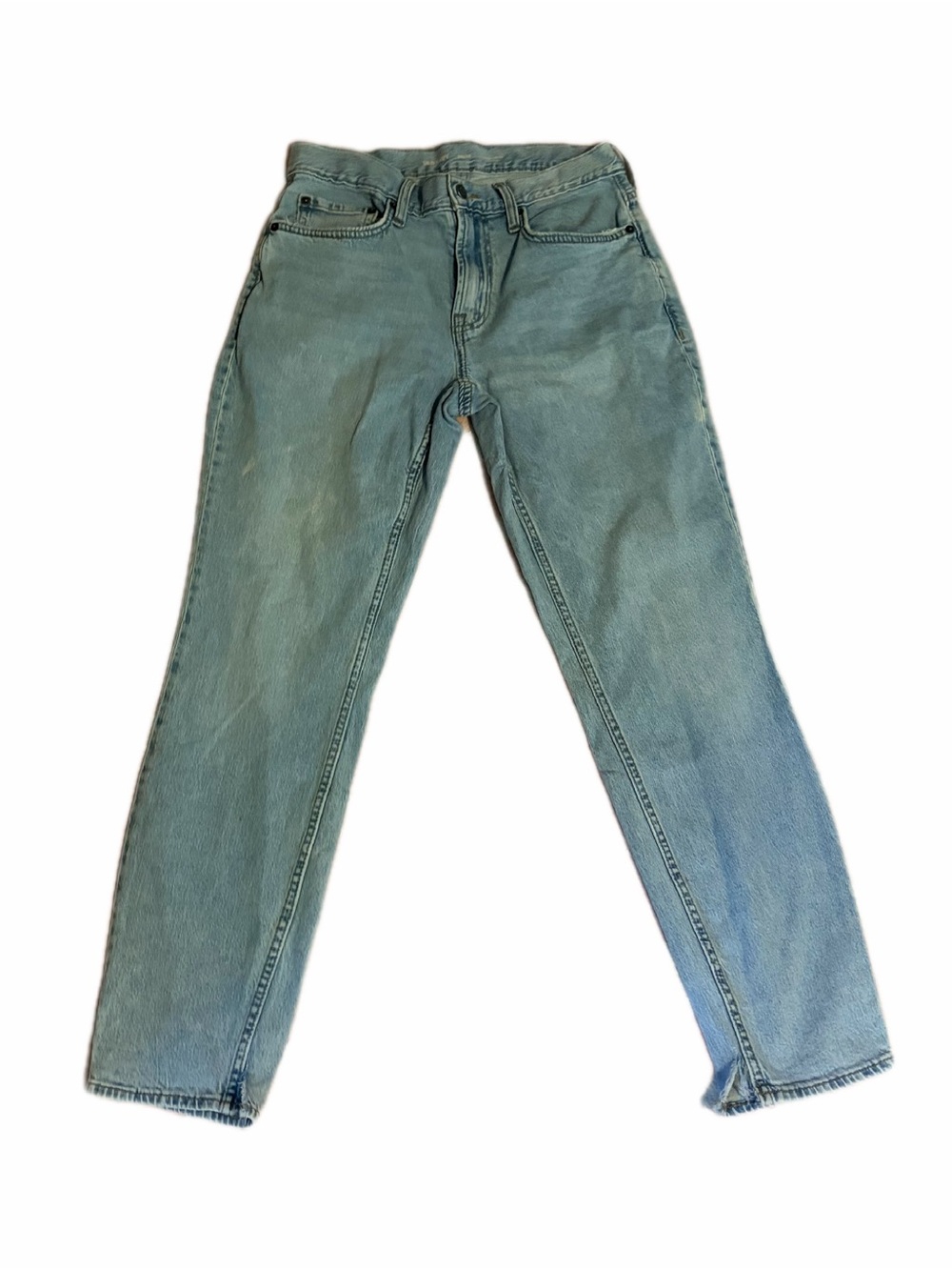 Old Navy Light Wash Loose Straight Leg Jeans - 90s Vintage Style - 30x30